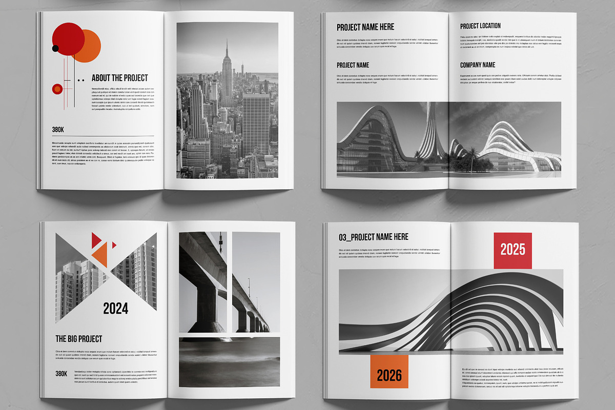 Architecture Portfolio Design, a Brochure Template by MightyDesign (Photo 2 of 6)