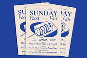 Food Fair Flyer, a Flyer Template by Gumico Studio. (Thumbnail 6 of 6)