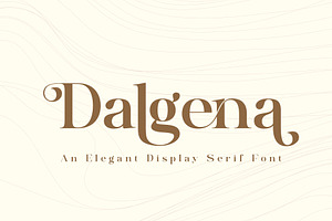 Dalgena | An Elegant Display Serif