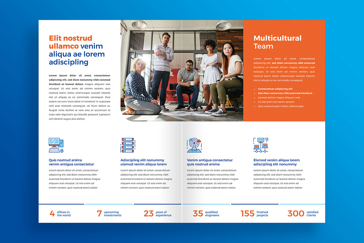 Bifold Technology Brochure, a Brochure Template by Better Be a Designer (Photo 3 of 6)