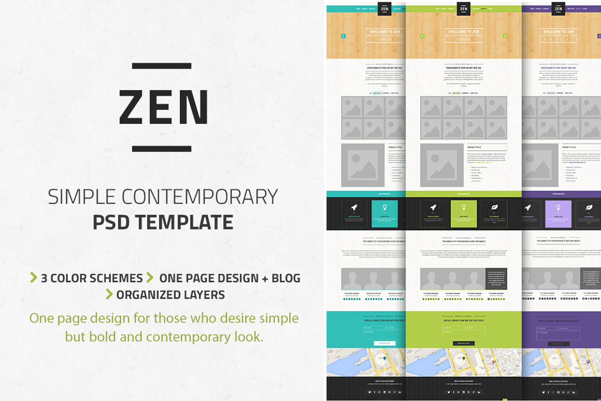 Zen - Multi-Purpose PSD template, a Websites & App Template by Mage Themes (Photo 1 of 4)