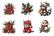 Woodland Christmas Sublimation PNG, an Illustration by SinaCreation (Thumbnail 5 of 7)