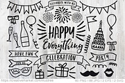Celebration, party, birthday clipart, an Object Graphic by Illustree (Thumbnail 1 of 5)