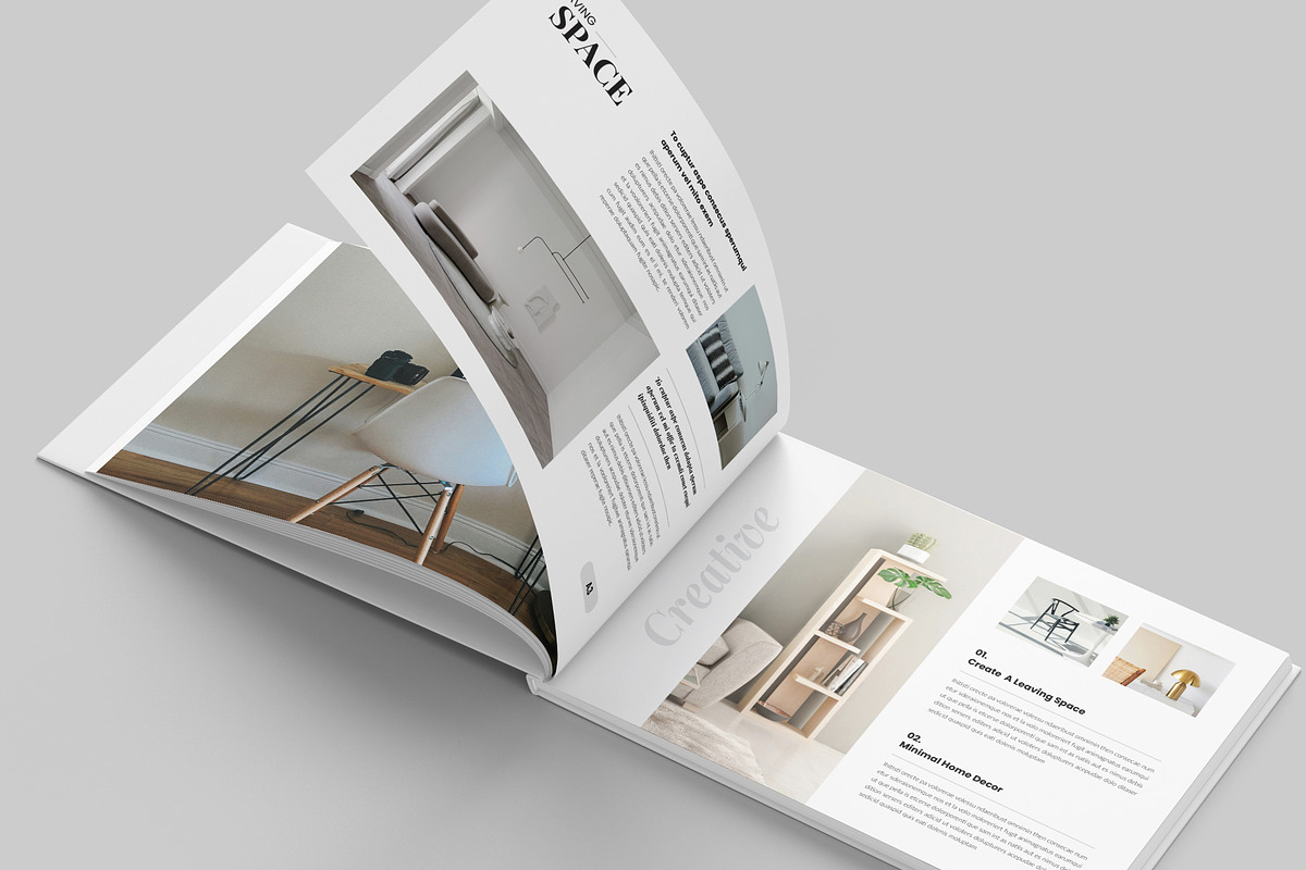 Interior Design Magazine Landscape, a Magazine Template by NorthPeak (Photo 4 of 10)