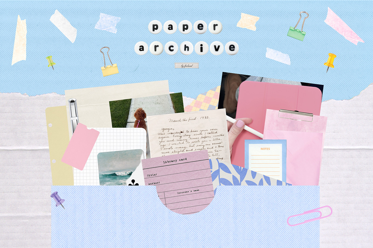 Paper Archive Collection, an Object Graphic by Feelsoul (Photo 7 of 10)