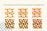 Whimsical Fruit Seamless Pattern Set, a Decorative Illustration by Oleksandra Illustrates (Thumbnail 5 of 10)