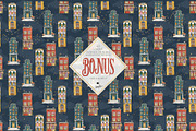 Fall City Hand Drawn Autumn Patterns, a Pattern Graphic by KaramfilaS (Thumbnail 7 of 21)