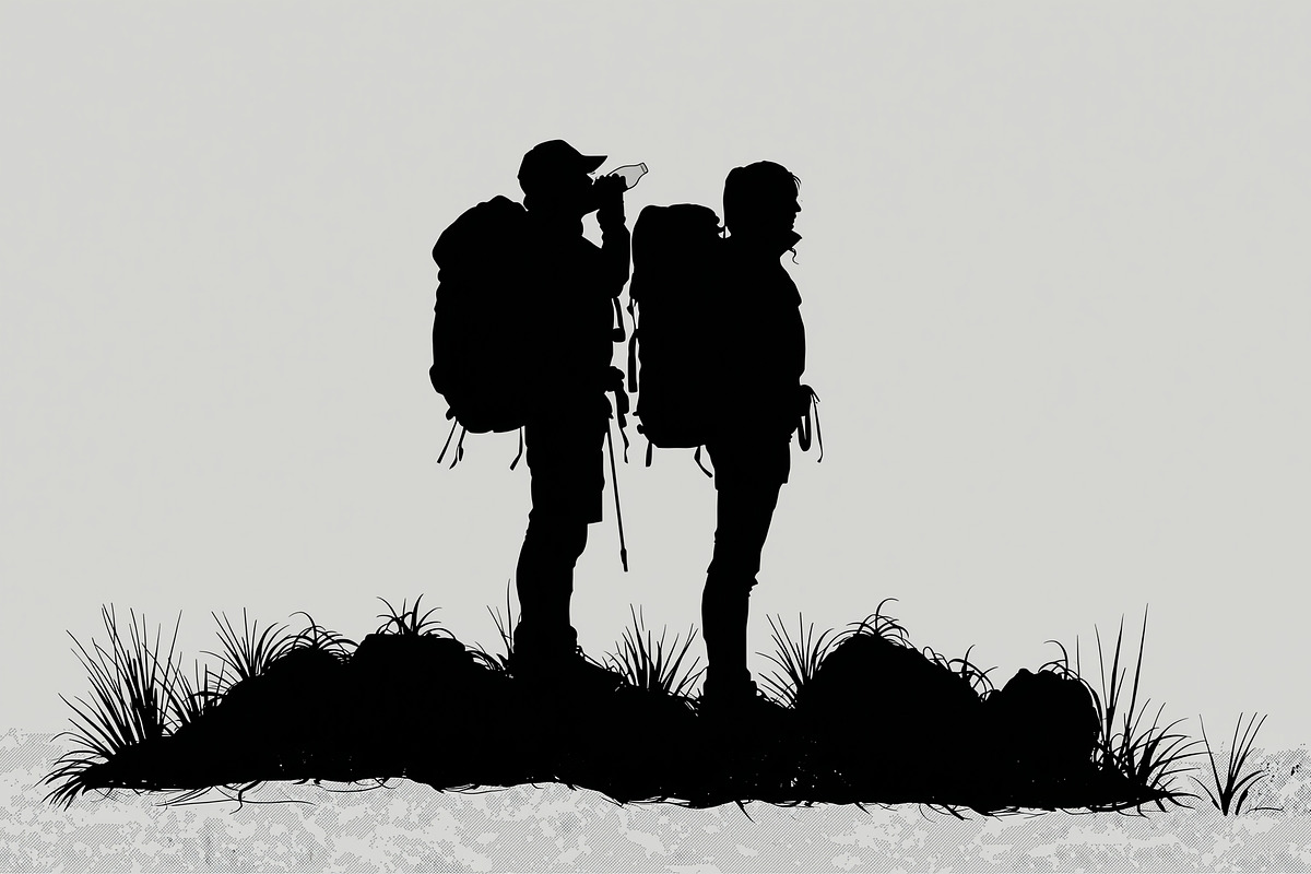 Hiker and Mountain Bundle, an Illustration by Creativeshirt (Photo 17 of 21)