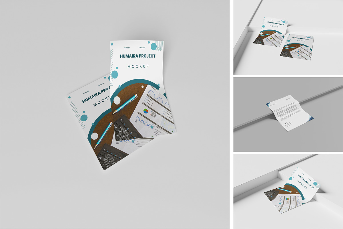 A4 Paper Mockup, a Print Template by kebunmockup (Photo 1 of 6)