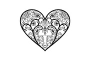 Ornamental Heart Silhouette Bundle, an Illustration by jahid234 (Thumbnail 14 of 31)