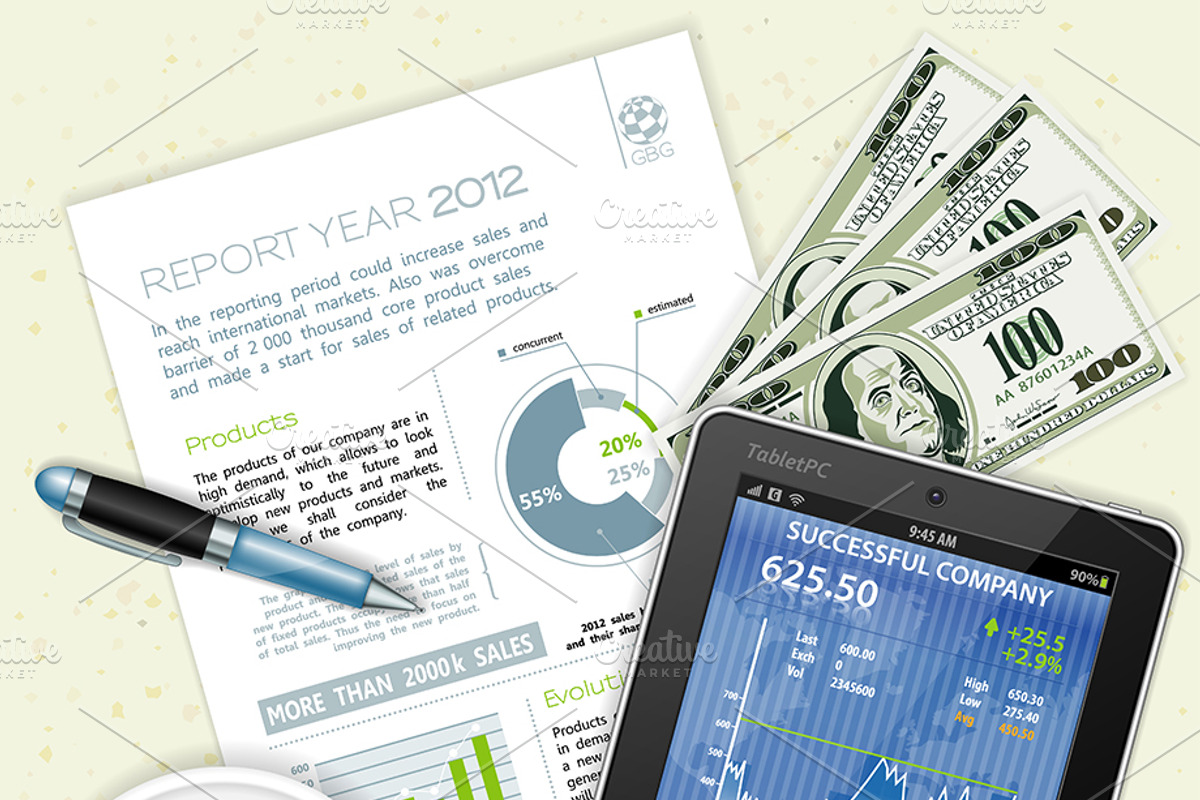 Business and Teamwork Concepts, a Finance Illustration by TAlex (Photo 4 of 6)
