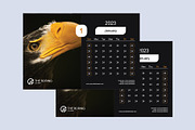 Calendar 2023 Template 9 - Sunday, a Templates & Theme by Florin Chitic (Thumbnail 2 of 2)