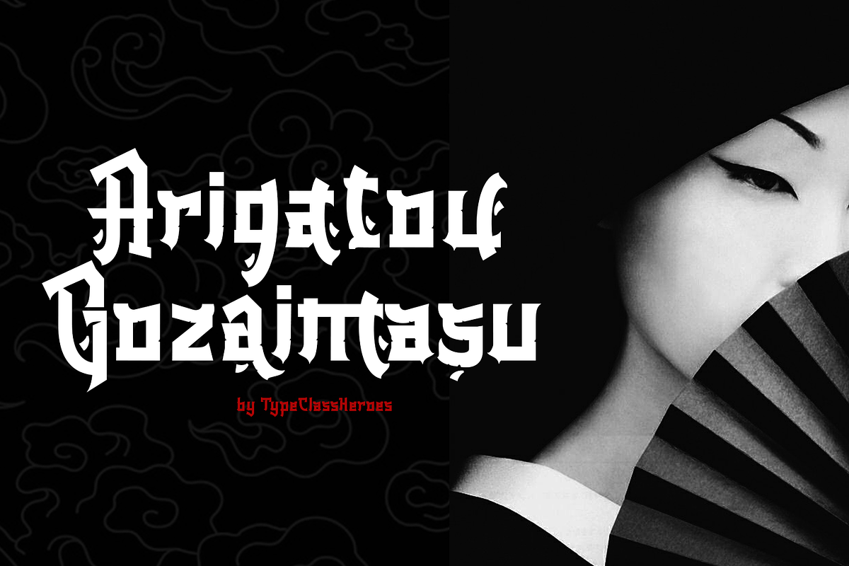 Miyukatsu - Oriental Japanese Font, a Font by TypeClassHeroes (Photo 15 of 15)