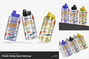 Plastic Water Sport Mockup, a Packaging Mockup by Permadi Creative