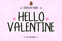 Hello Valentine - Cute Love Font