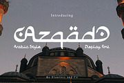 Azqad - Ramadhan Arabic Font, a Handwritten Font by Flawless And Co (Thumbnail 1 of 10)