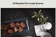 Coffee Scene Creator - Top View, a Background Graphic by TVartworks (Thumbnail 4 of 17)