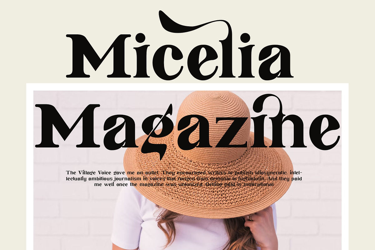 Bincal Ligature Serif Typeface, a Serif Font by Humaira_std (Photo 3 of 8)