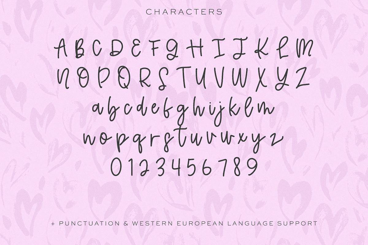 Kindred Hearts Script, a Font by Beck McCormick (Photo 10 of 10)