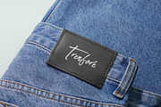 Logo Mockup Label Jeans Pants, a Hoody Mockup by Asylab (Thumbnail 6 of 7)
