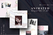 ANIMATED Instagram Posts-Boho chic, a Social Media Template by CreativeFolks (Thumbnail 1 of 7)