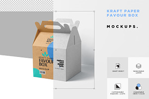 Goody Favor Box Mockups