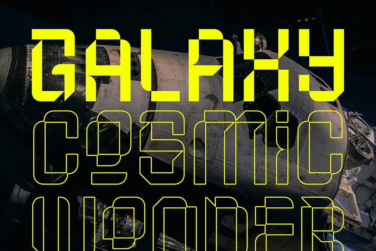 Bytalion - Futuristic Font, a Font by Arterfak Project (Photo 3 of 13)