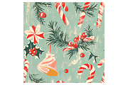 Vintage Holiday 2 Digital Paper, a Pattern Graphic by Chromolume Studio (Thumbnail 5 of 28)