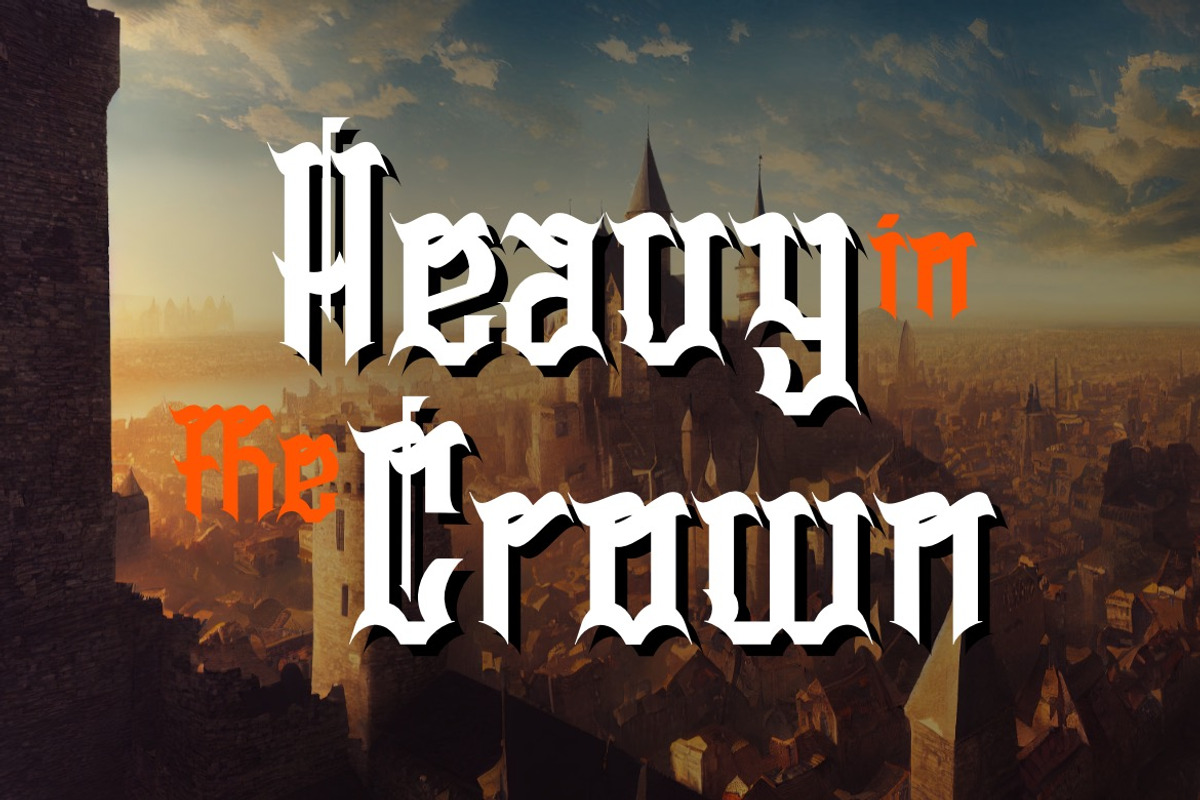 Cestizlav - Decorative Blackletter, a Blackletter Font by Dhabee (Photo 9 of 18)
