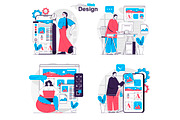 Flat Design Concept Illustrations, a Finance Illustration by alexdndz (Thumbnail 41 of 42)