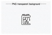 Expresso Machine Icons Set, an Outline Icon by Designfour (Thumbnail 5 of 7)