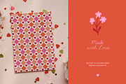Love and flowers. Seamless patterns, a Pattern Graphic by venimo (Thumbnail 2 of 12)