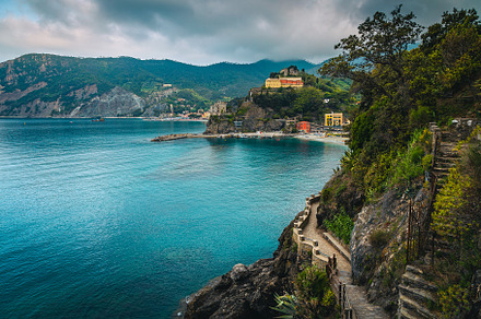 Monterosso al Mare and hiking trail, a Nature Photo by Alpine Dreams