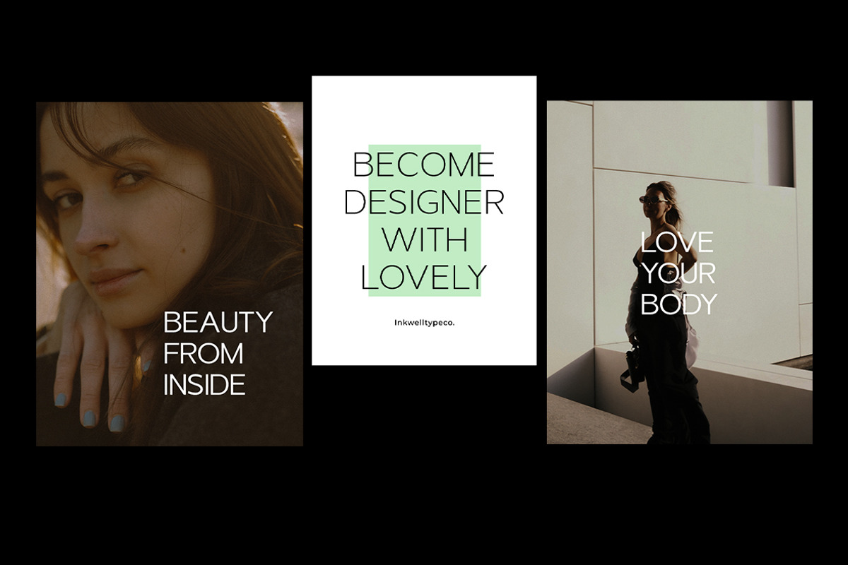 VERSATILE | Geometric Family, a Sans Serif Font by InkwellTypeCo (Photo 15 of 19)
