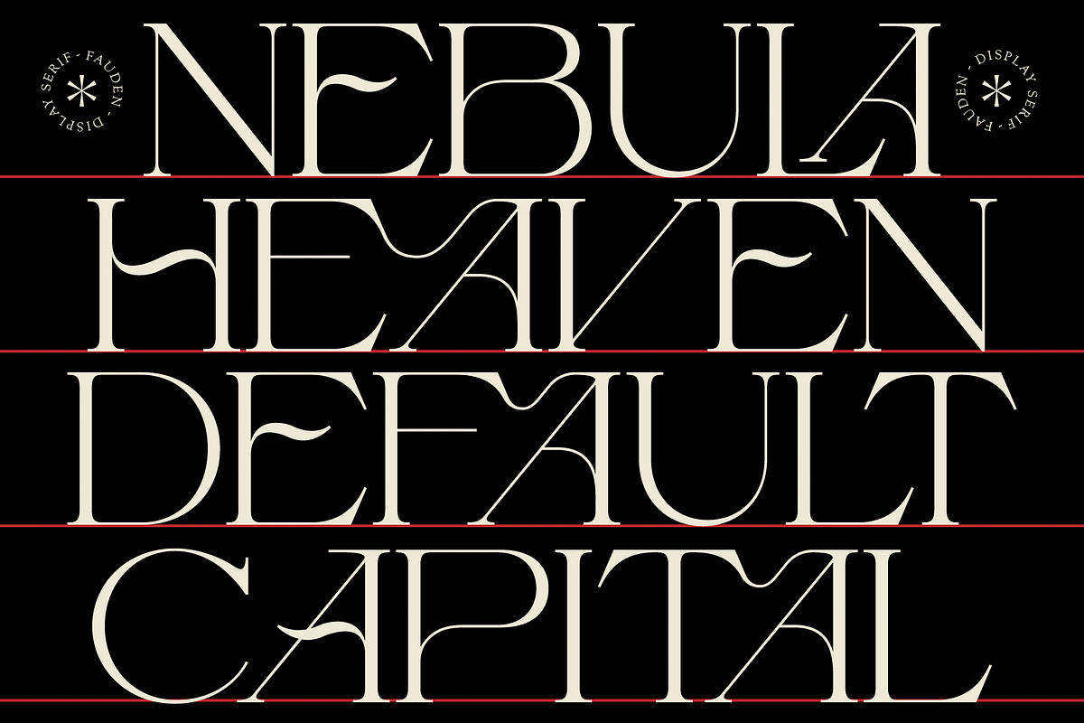 Fauden | Modern Display Serif, a Serif Font by gracetype_studio (Photo 2 of 12)