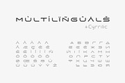 X-Space Headline Font, a Font by artyway (Thumbnail 4 of 9)