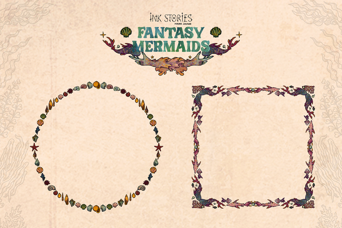 Fantasy Mermaids, a Person Illustration by Ink Stories (Photo 11 of 24)