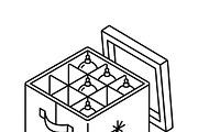 45 Christmas Tree Decorating Icons, an Outline Icon by adenpinkstore (Thumbnail 16 of 22)