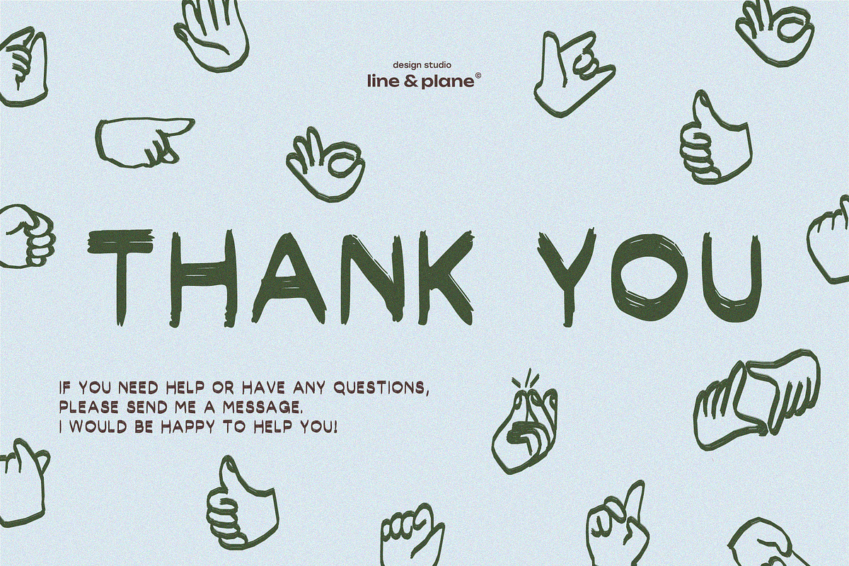 Hands - Vector Illustrations, an Emoji Icon by line & plane (Photo 7 of 7)