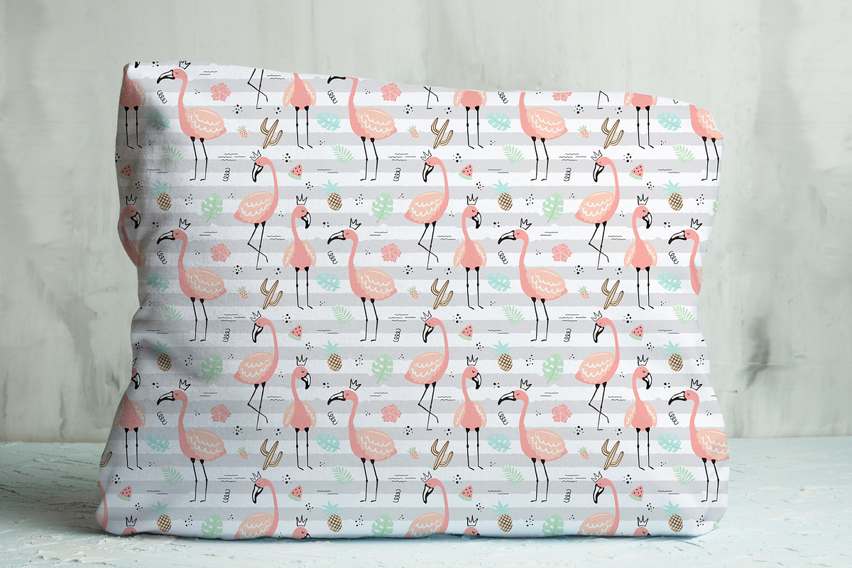 Flamingo hand-drawn collection, an Animal Illustration by Samsonchik Store (Photo 6 of 7)