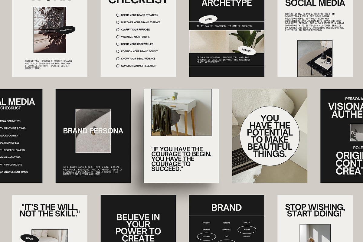 Instagram Branding Coach Templates, a Social Media Template by Moscovita Studio (Photo 2 of 10)