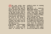 Carolingian Minuscul font, a Blackletter Font by kaer_shop (Thumbnail 9 of 9)