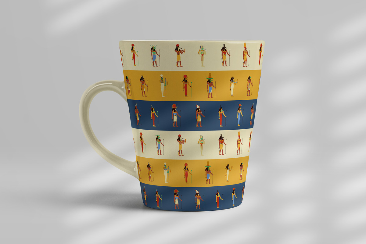 Ancient Egypt gods seamless pattern, a Pattern Graphic by Good Studio (Photo 4 of 4)