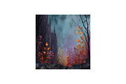Gothic Autumn Backgrounds, a Background Graphic by PcuDesigns Illustrations (Thumbnail 2 of 3)