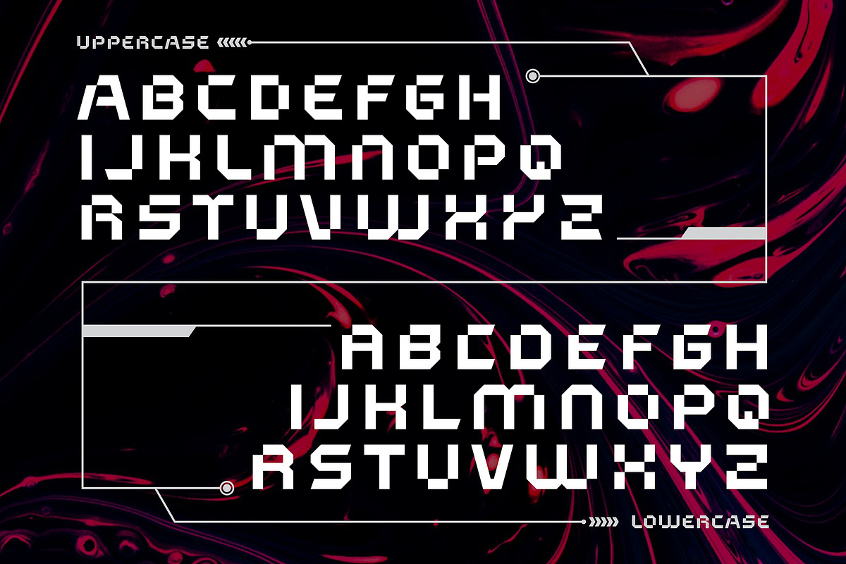 Code 88 futuristic font, a Symbol Font by Rvq Type Foundry (Photo 3 of 5)
