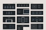 Tenebris Wireframe Kit, a Wireframe Template by Milos Knezevic (Thumbnail 6 of 17)