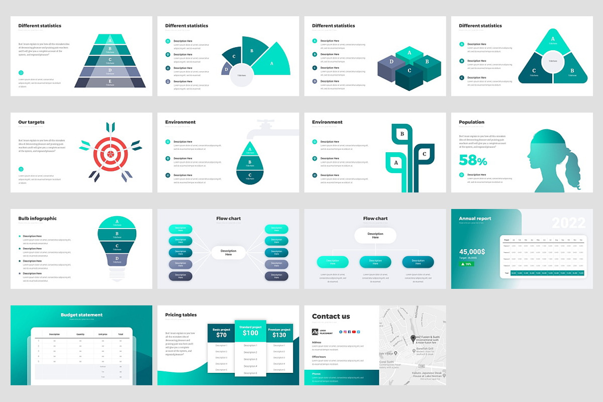 Modern Solutions Google Slides, a Presentation Template by Presentation Templates (Photo 5 of 7)