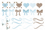 Soft Blue Vector Bicycle & Flowers, an Illustration by Amanda Ilkov (Thumbnail 5 of 5)