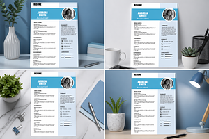 MODERN RESUME TEMPLATE (R5), a Resume Template by dulchaer29