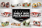 Retail Shelf Box Packaging Mockups1, a Packaging Mockup by INCDesign (Thumbnail 2 of 32)